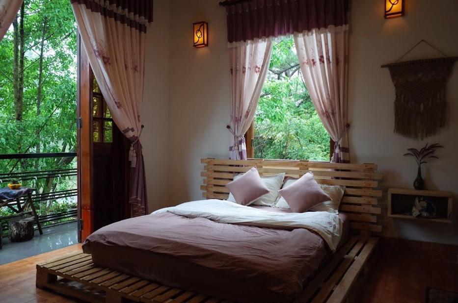 Sum Villa Homestay Mang Den Kon Von Kla Eksteriør bilde
